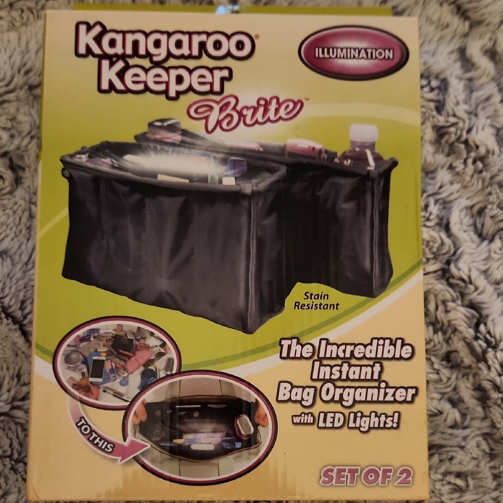 Brite Black Bag Organizer Set